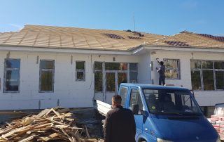 Stadiul lucrărilor la grădinița cu program normal din cartierul Nufărul (MFA)